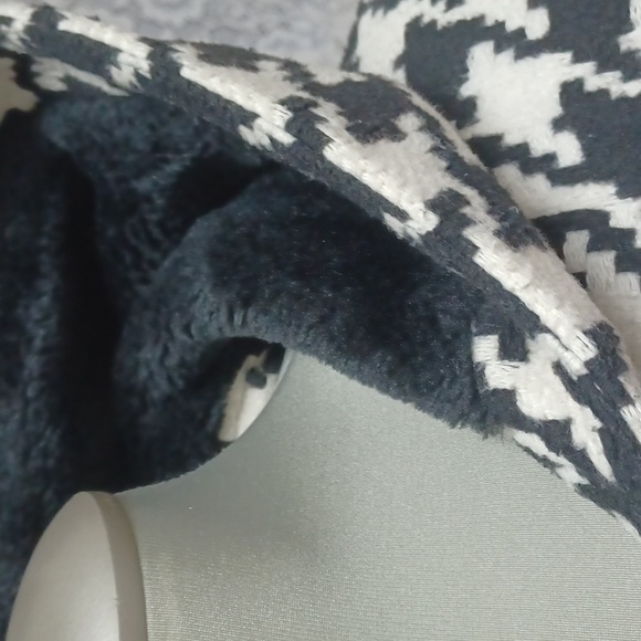 Tory Burch Disigner Copy Black and White Coat Size S - Picture 3 of 15